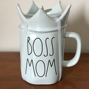 ✨Rae Dunn⚡️LAST ONE⚡️Pale Blue 🌺 BOSS MOM 🌺